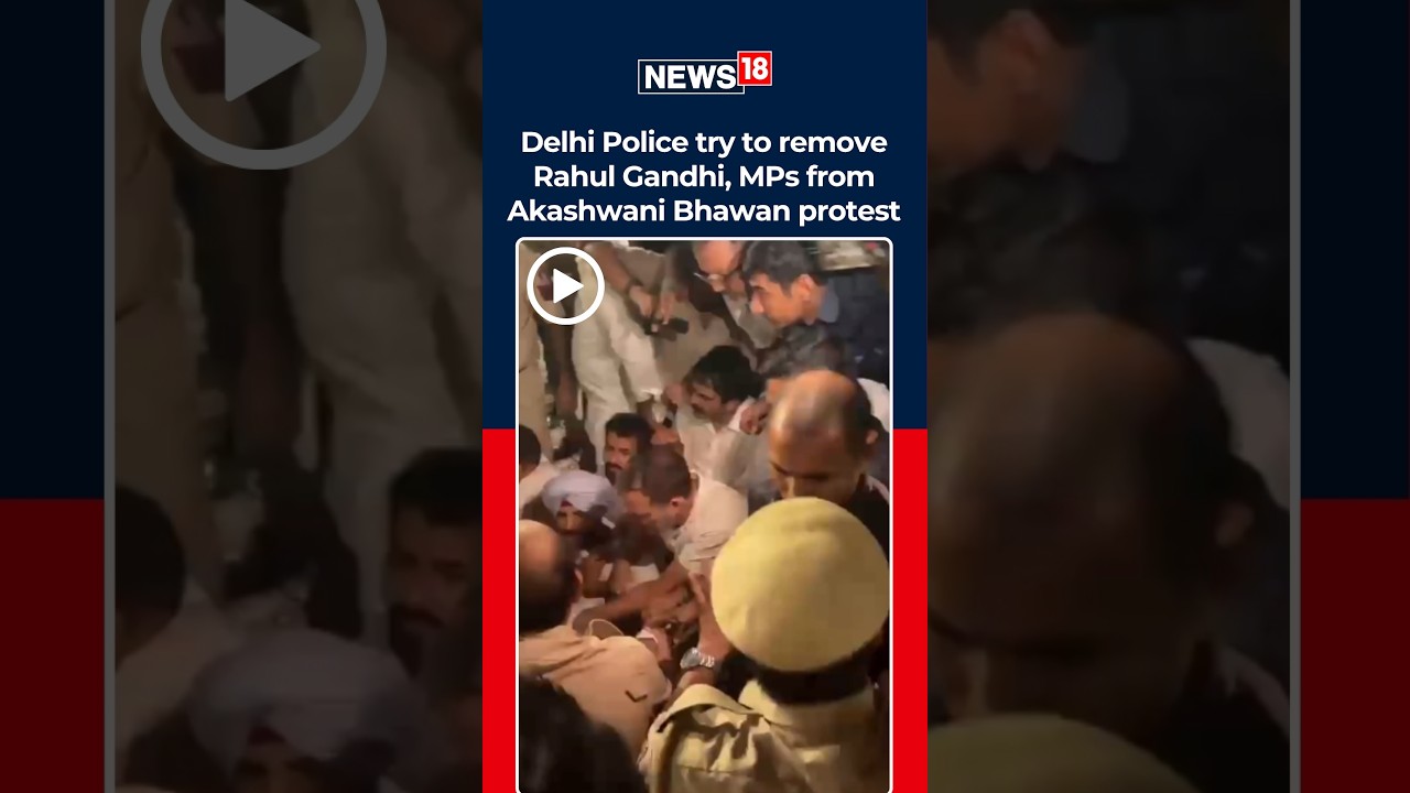 Delhi Police Intervene As Rahul Gandhi, Opposition MPs Protest Against CEC Gyanesh Kumar | N18S
