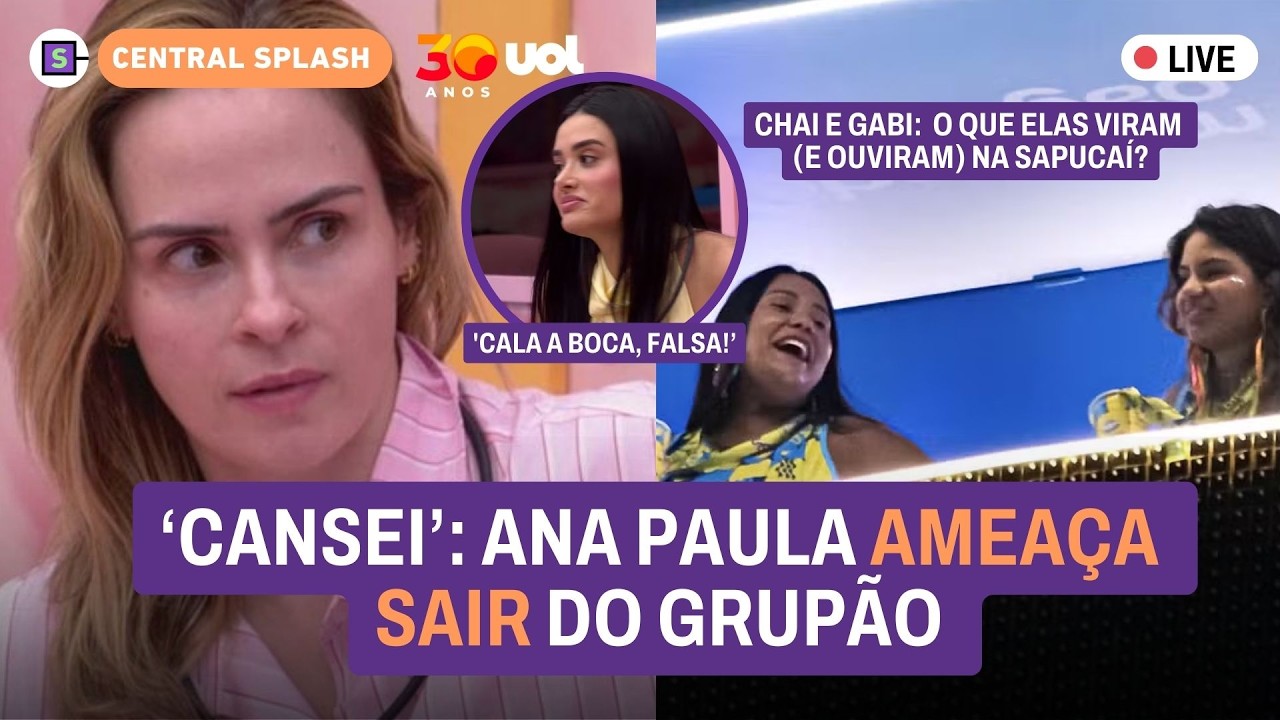 🔴 Chaiany e Gabriela na Sapucaí: o que elas escutaram fora do BBB? Ana Paula ameça sair do grupão e+