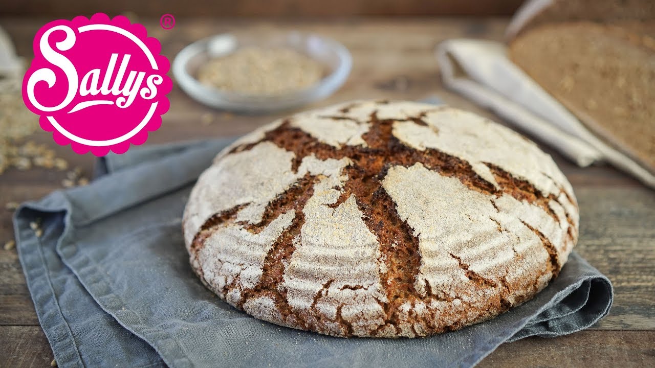Brot backen / Roggenbrot / 100% Roggenmehl / Sallys Welt