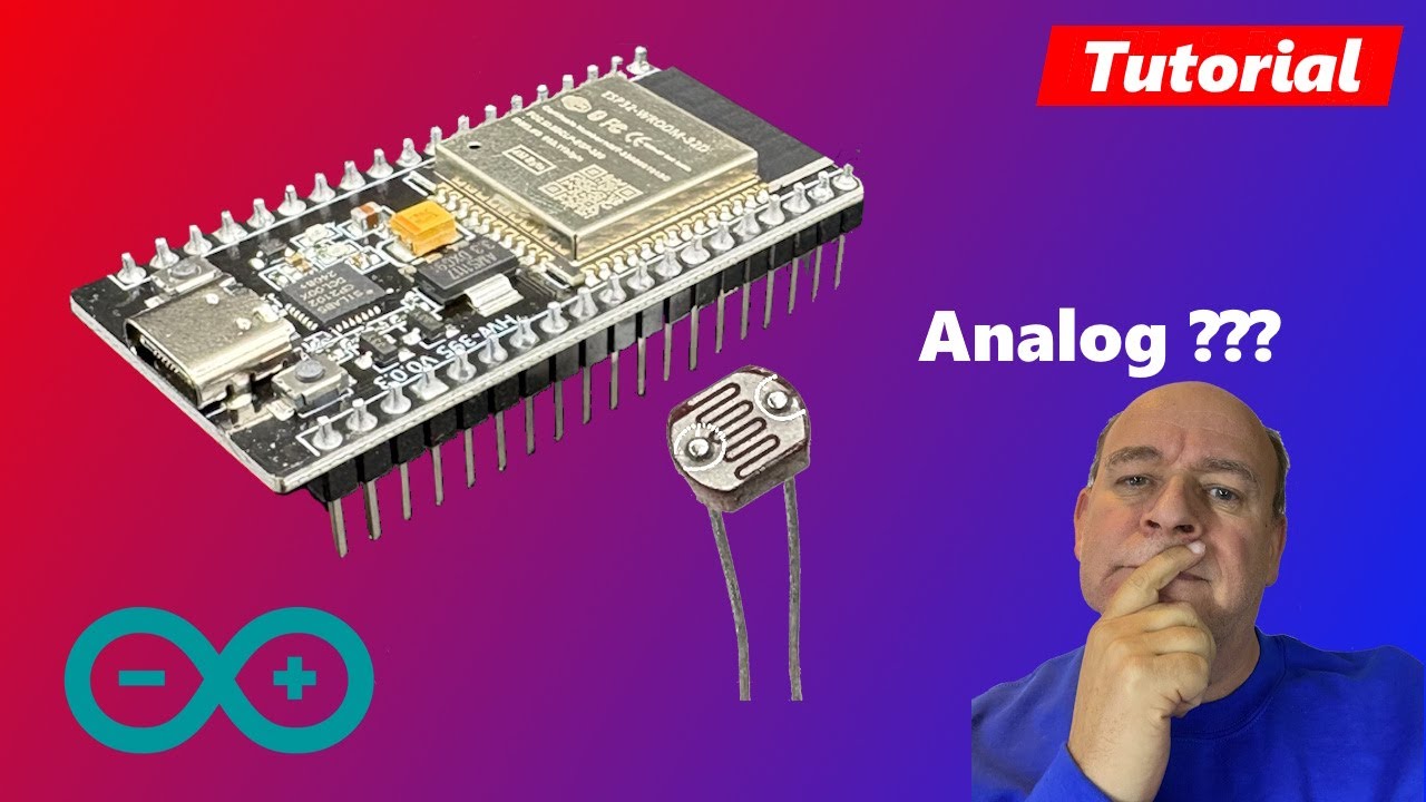 ESP32 and LDR Light Sensor Reading Analog Values [Lesson #2]