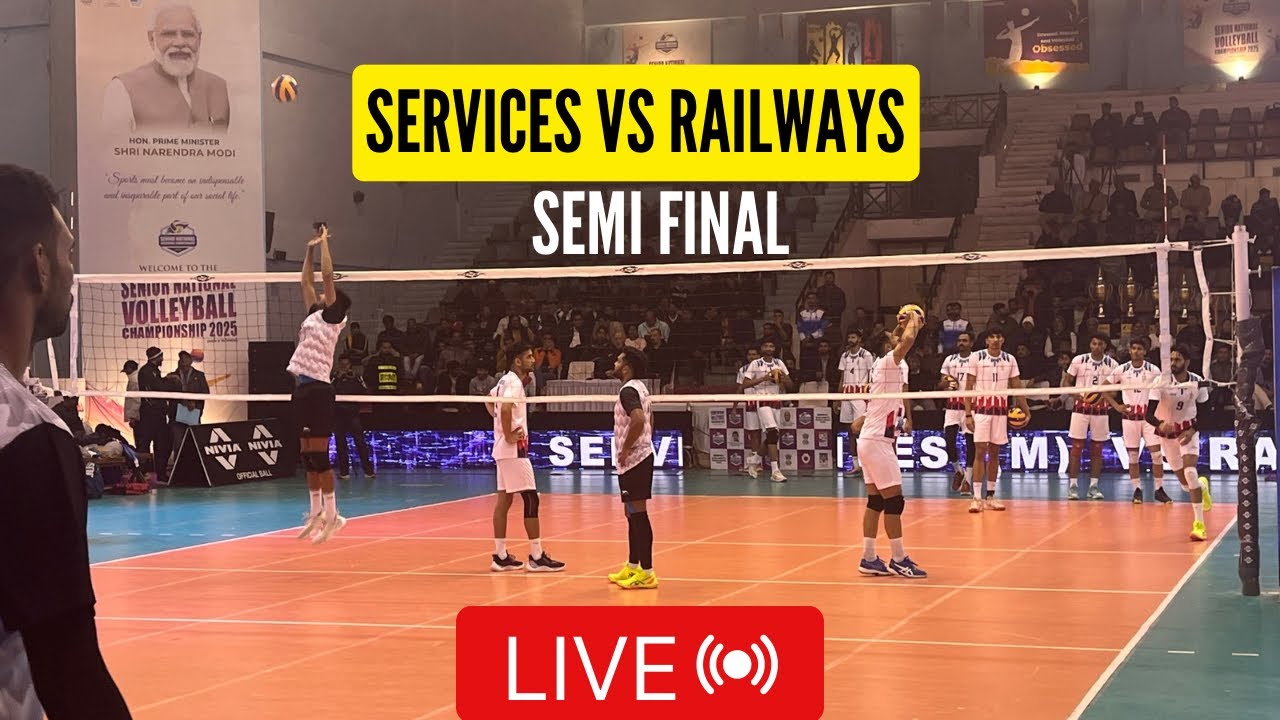 Services vs Railways |Semifinal |Senior state volleyball championship Jaipur 2025