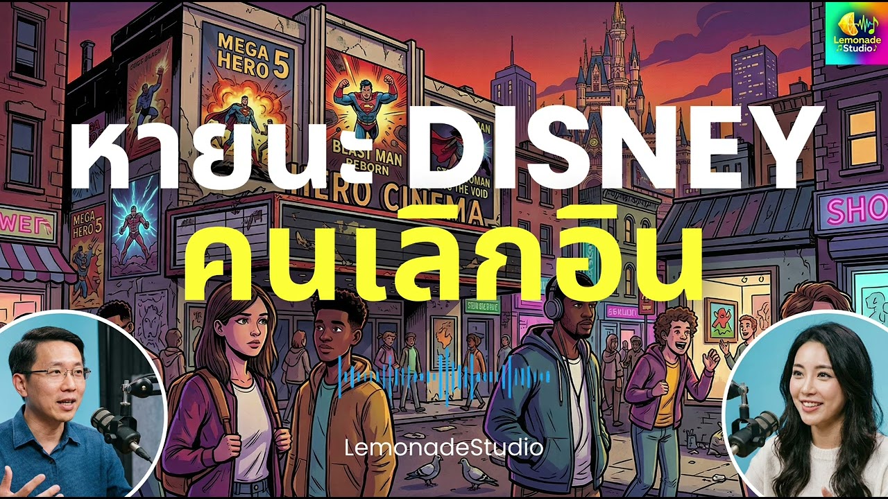[Podcast] หายนะดิสนีย์ (Disney)? ทำไมยุคนี้คนถึงเลิกอินกับหนังฮีโร่และ Woke Culture - LemonadeStudio