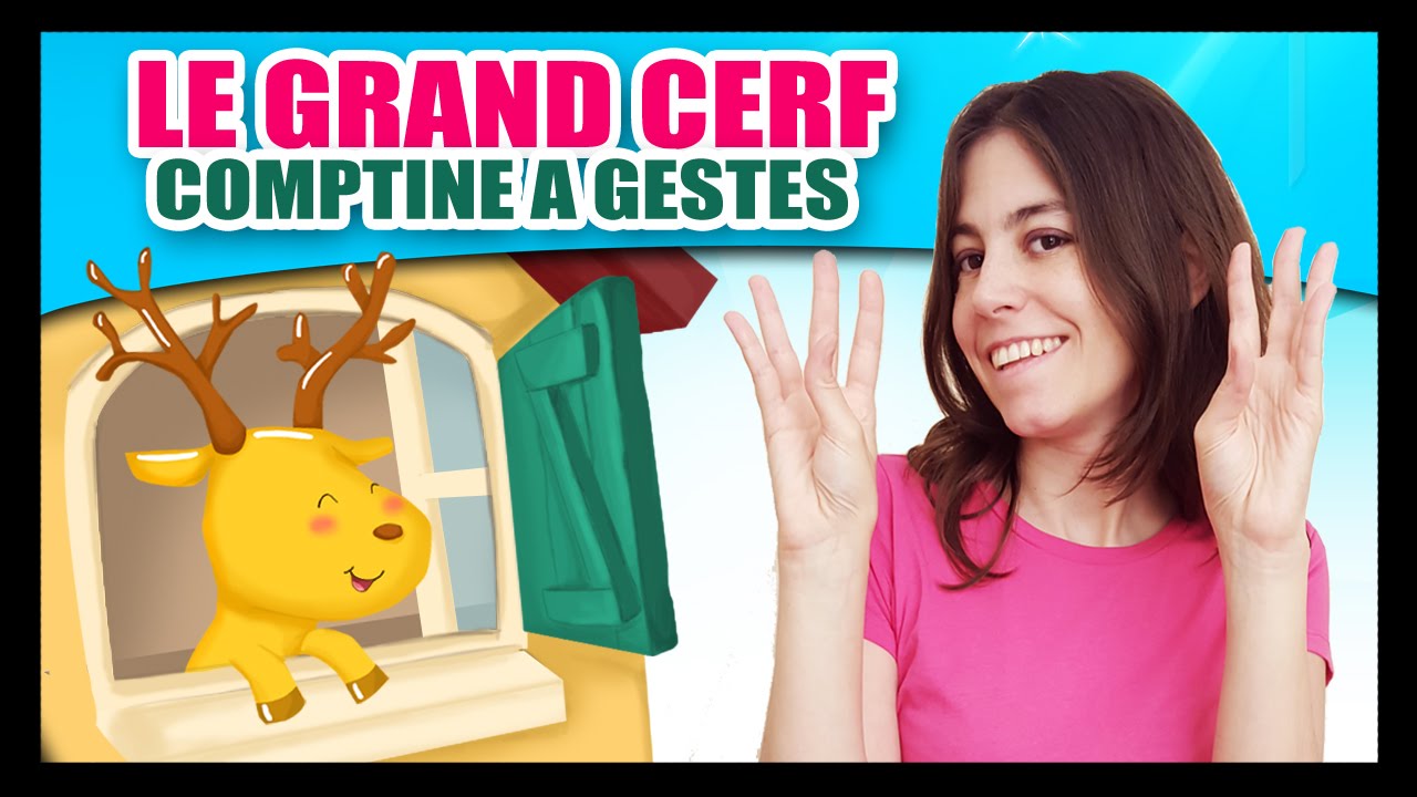 Le grand cerf - Comptines à gestes pour bébés - Cerf, cerf, ouvre moi! Titounis