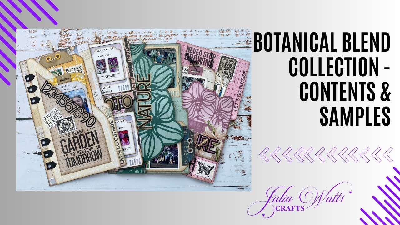 Elizabeth Craft Designs - Botanical Blend Collection : A look at the collection and my samples