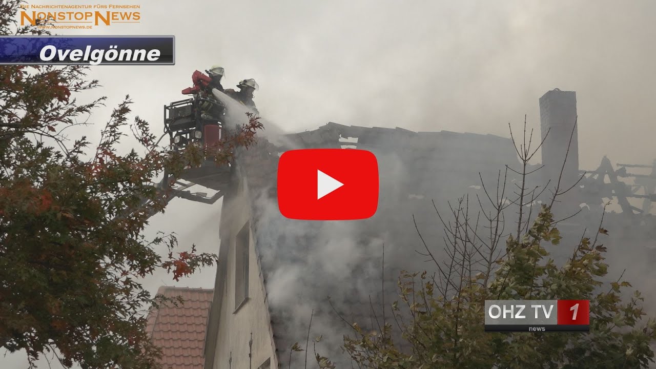 2021 10 20 Großbrand in Mehrfamilienhaus in historischem Ortskern von Ovelgönne