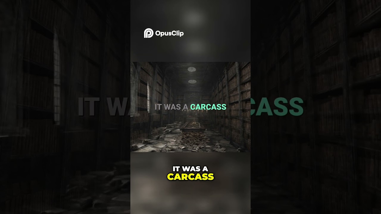 Creepy Library of the Dead  Exploring a Haunted Book Carcass!