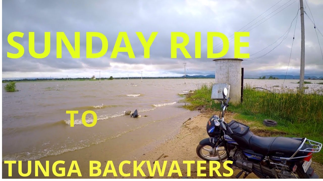 SUNDAY SHORT RIDE TO TUNGA BACKWATERS- ಸೂರ್ಯಾಸ್ತದ ಸಮಯದ ತುಂಗೆಯ ವಿಸ್ಮಯ ನೋಟ-#TUNGABHADRARIVER#KA26RIDER
