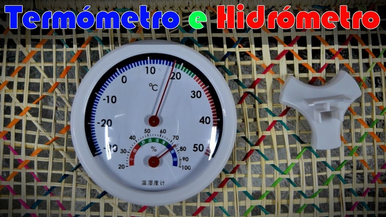 Term&oacute;metro e Higr&oacute;metro (Unboxing + review)