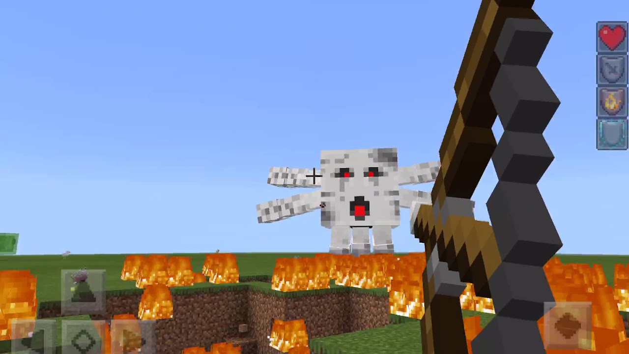 Minecraft -Fighting a Mutant Ghast [Explodes when dies]