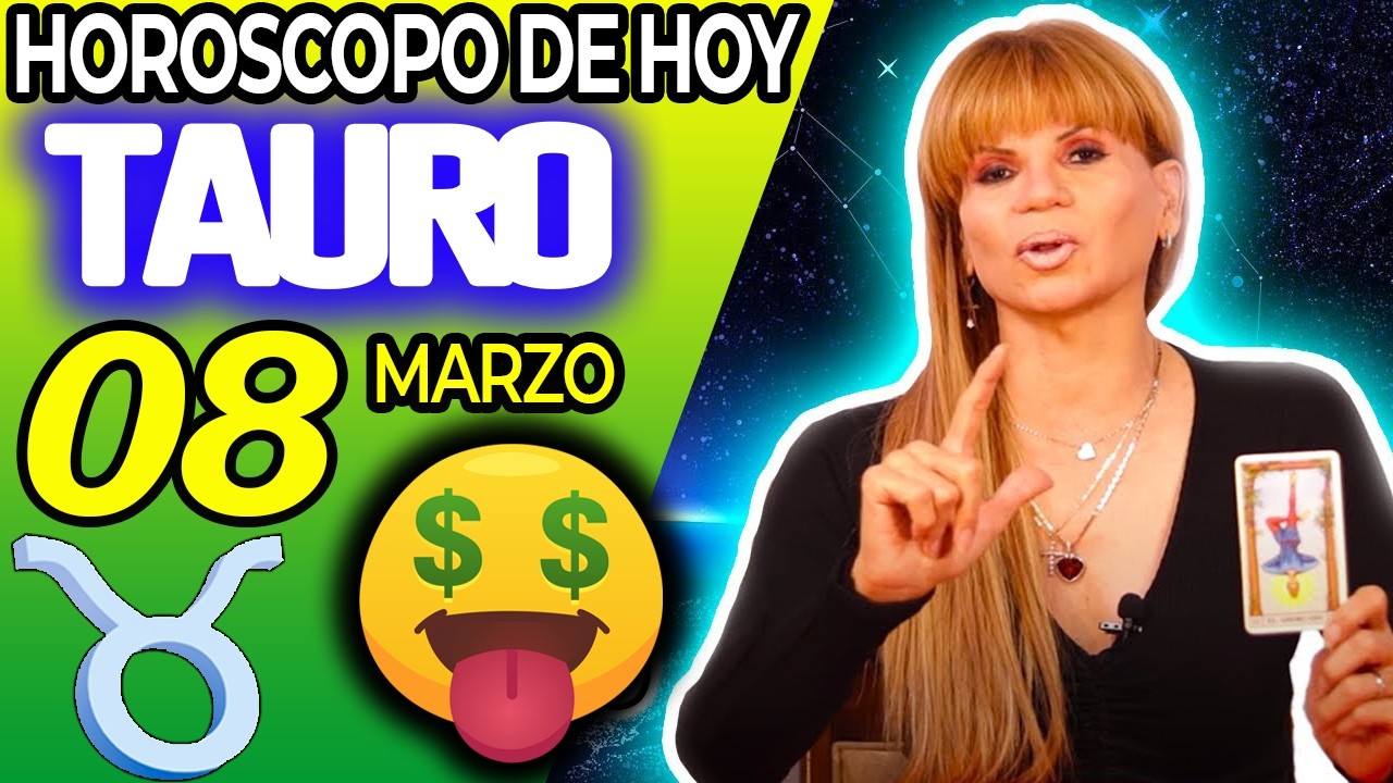 TAURO ♉💸TE LLEGA UNA IMPORTANTE SUMA DE DINERO🤑 Horóscopo De Hoy 8 De Marzo 2026 | Mhoni Vidente