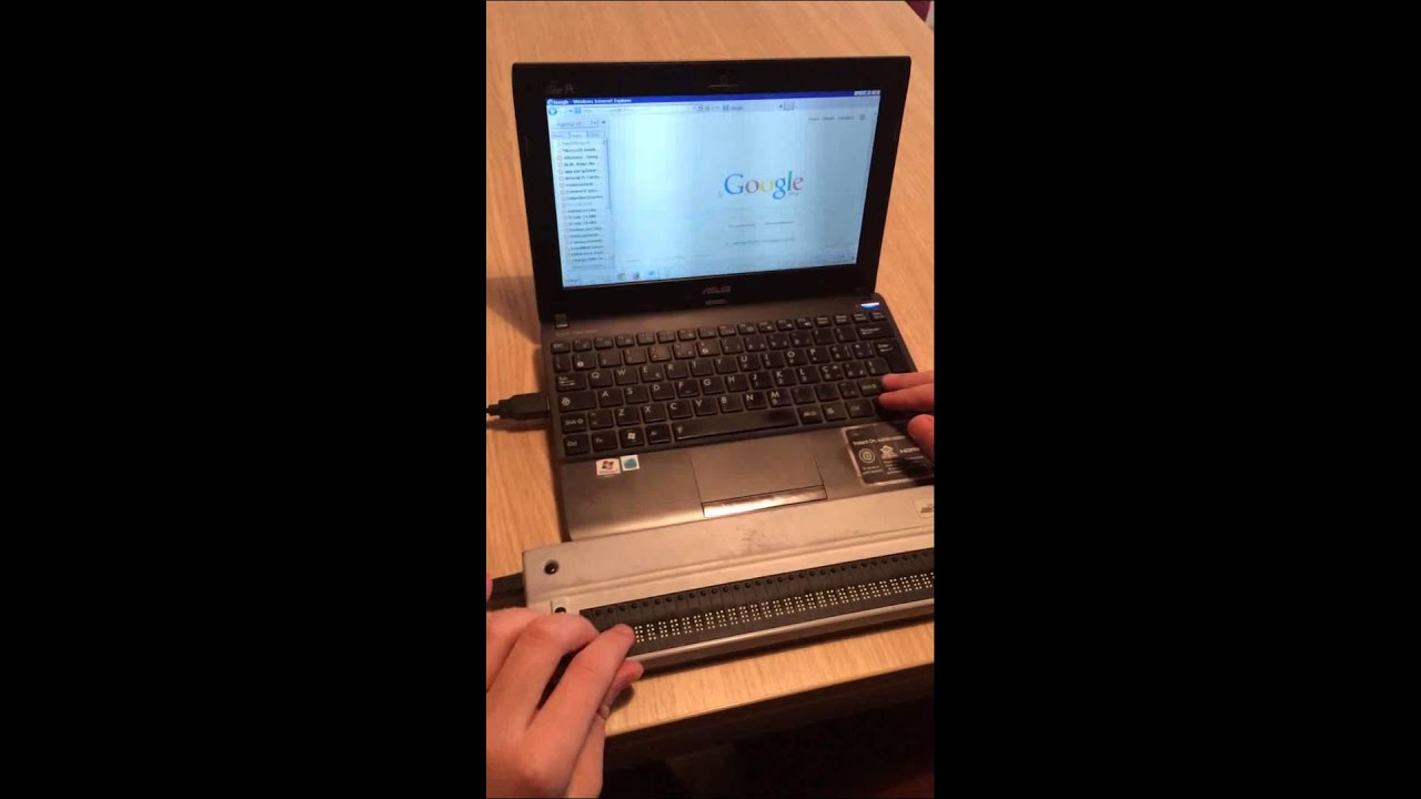 Il mio compagno di lavoro: il display Braille