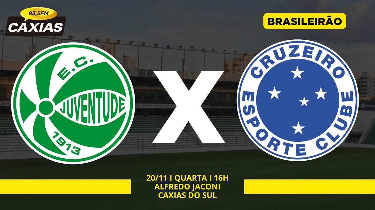 BRASILEIR&Atilde;O S&Eacute;RIE A 2025: JUVENTUDE X CRUZEIRO 20/11/2025