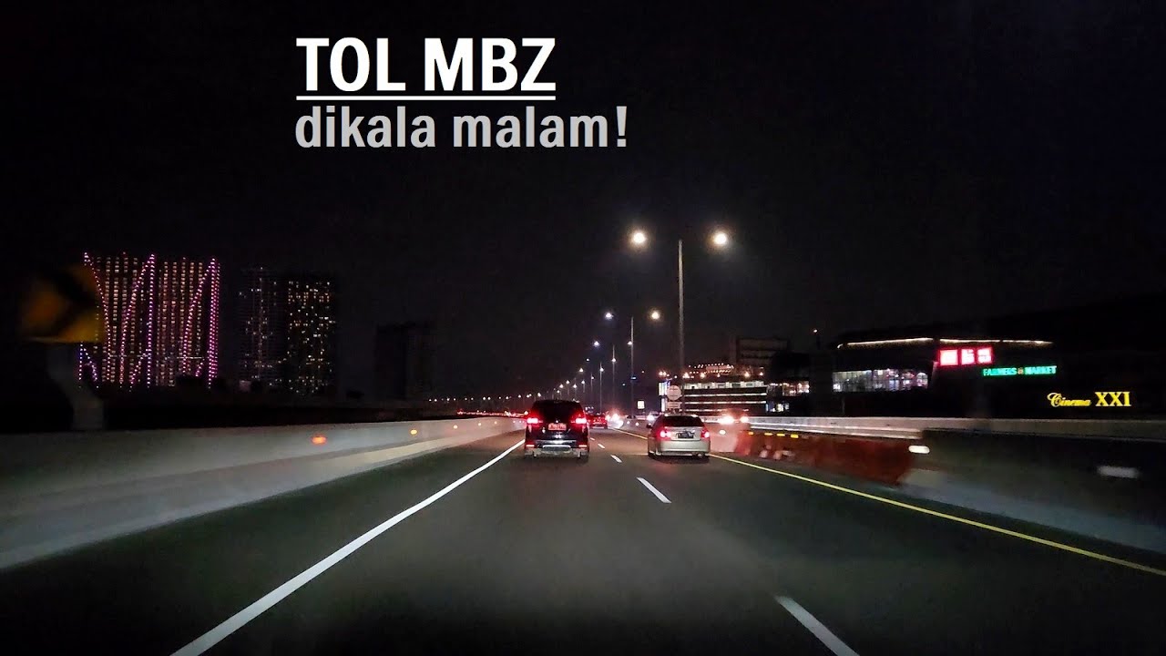 Night drive MBZ (Mohammed bin Zayed) skyway ‼️ Jakarta–Cikampek Elevated Toll Road/Jalan Tol Layang