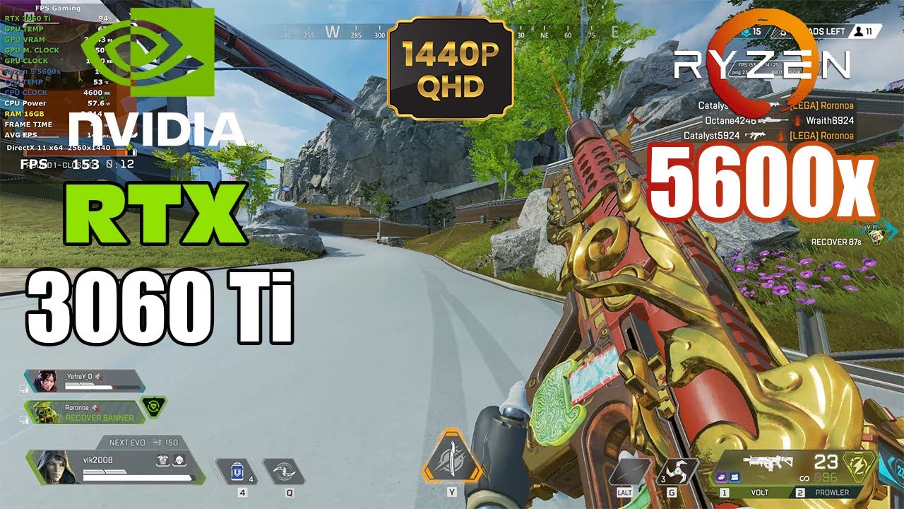 Apex Legends | RTX 3060 Ti + Ryzen 5 5600x ( 1440p )