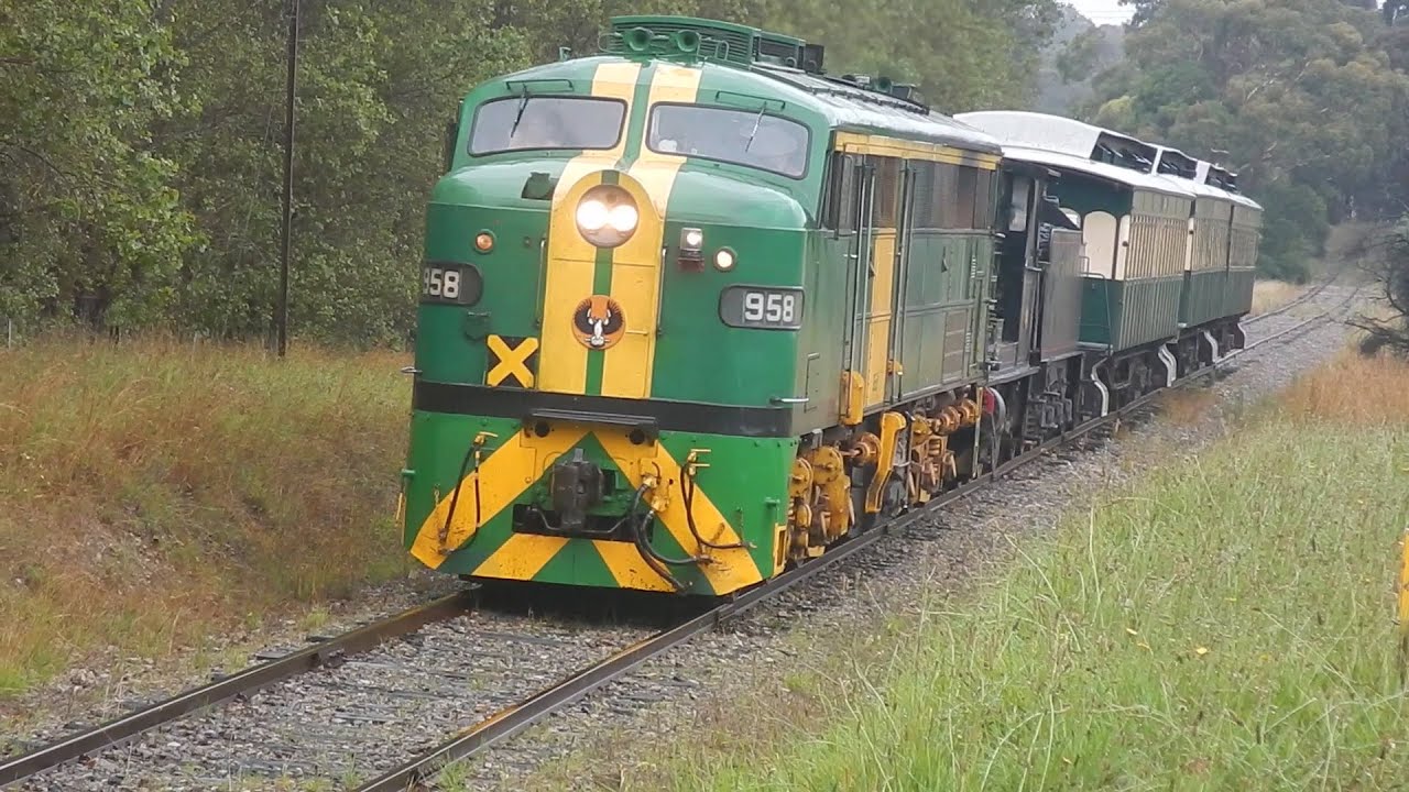 SteamRanger Heritage Railway Transfer | 958, Rx207 & Centenary cars - 6 January 2024