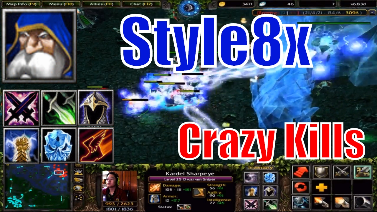 DotA 1 Sniper Crazy Carry-DotA 6.83d Style8x
