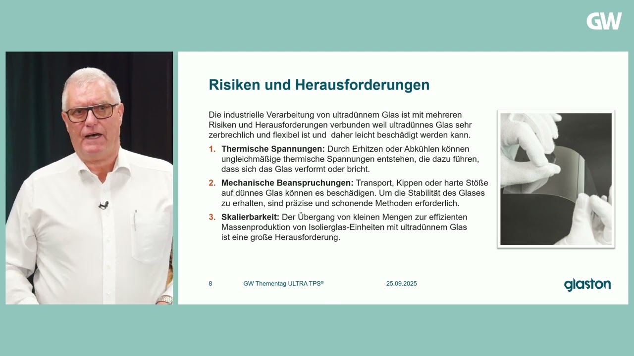 GW Thementag Dünnglas-ISO 09/2025 (3/3) - Glaston: Die Anlage zur Fertigung von dünnem 3-fach-ISO