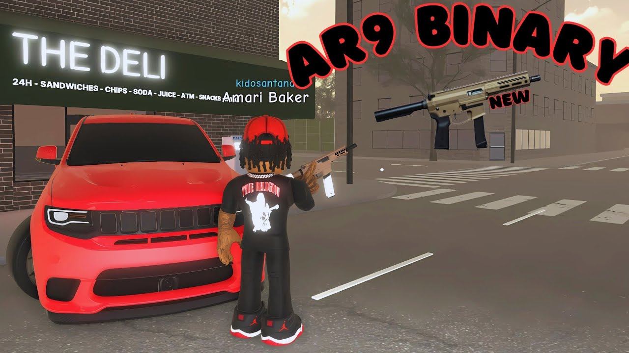 I CRASHED out With the NEW AR9 BINARY Only in South Bronx The Trenches Roblox!
