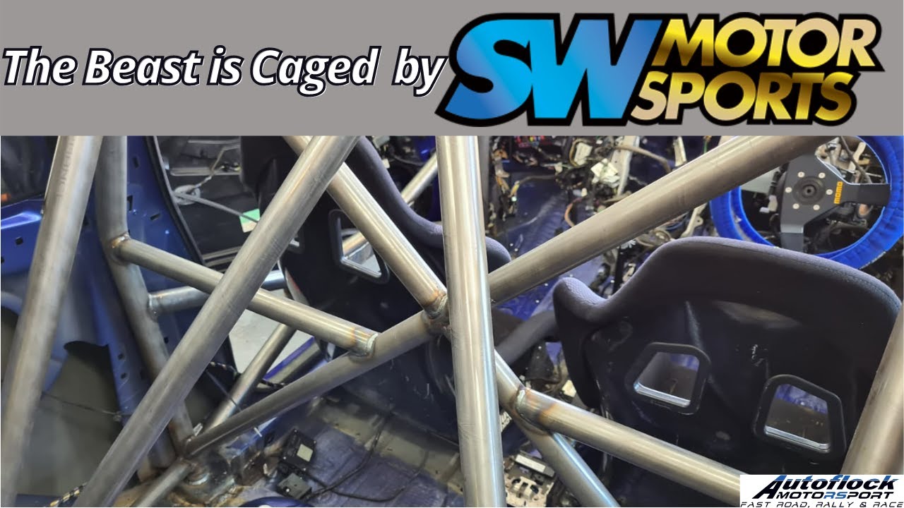 Fiesta ST180 Race Car Multi point Rollcage - From Scrap to track