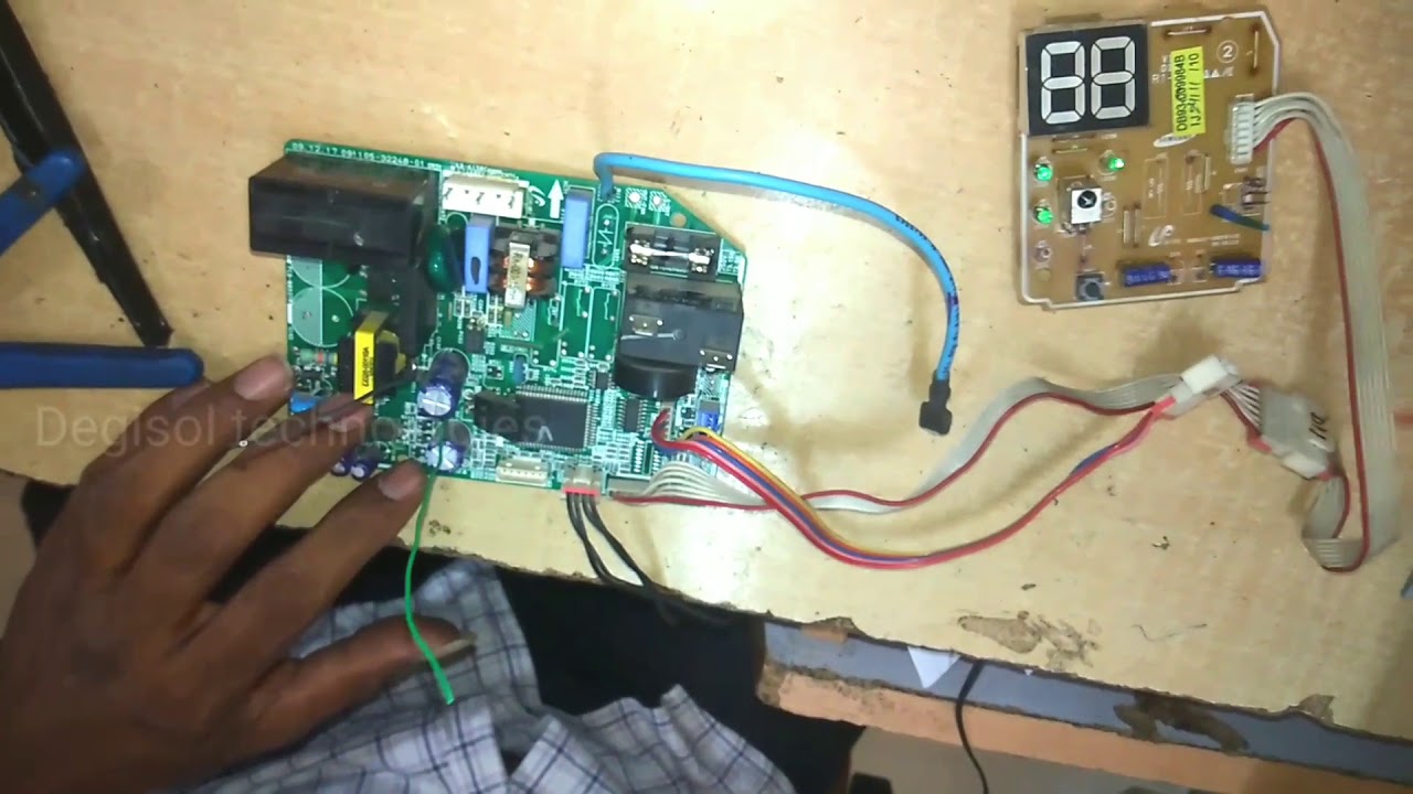 Samsung split AC pcb repairing in hindi