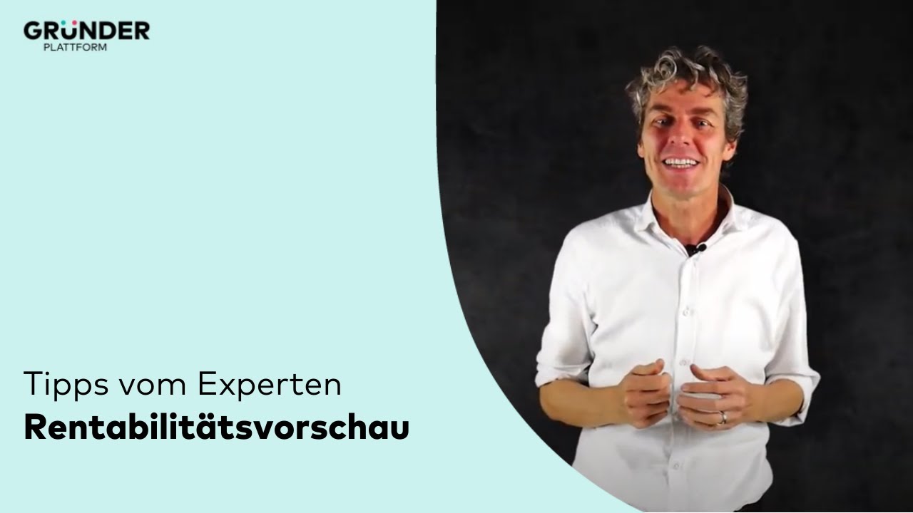 Tipps vom Experten: Rentabilitätsvorschau