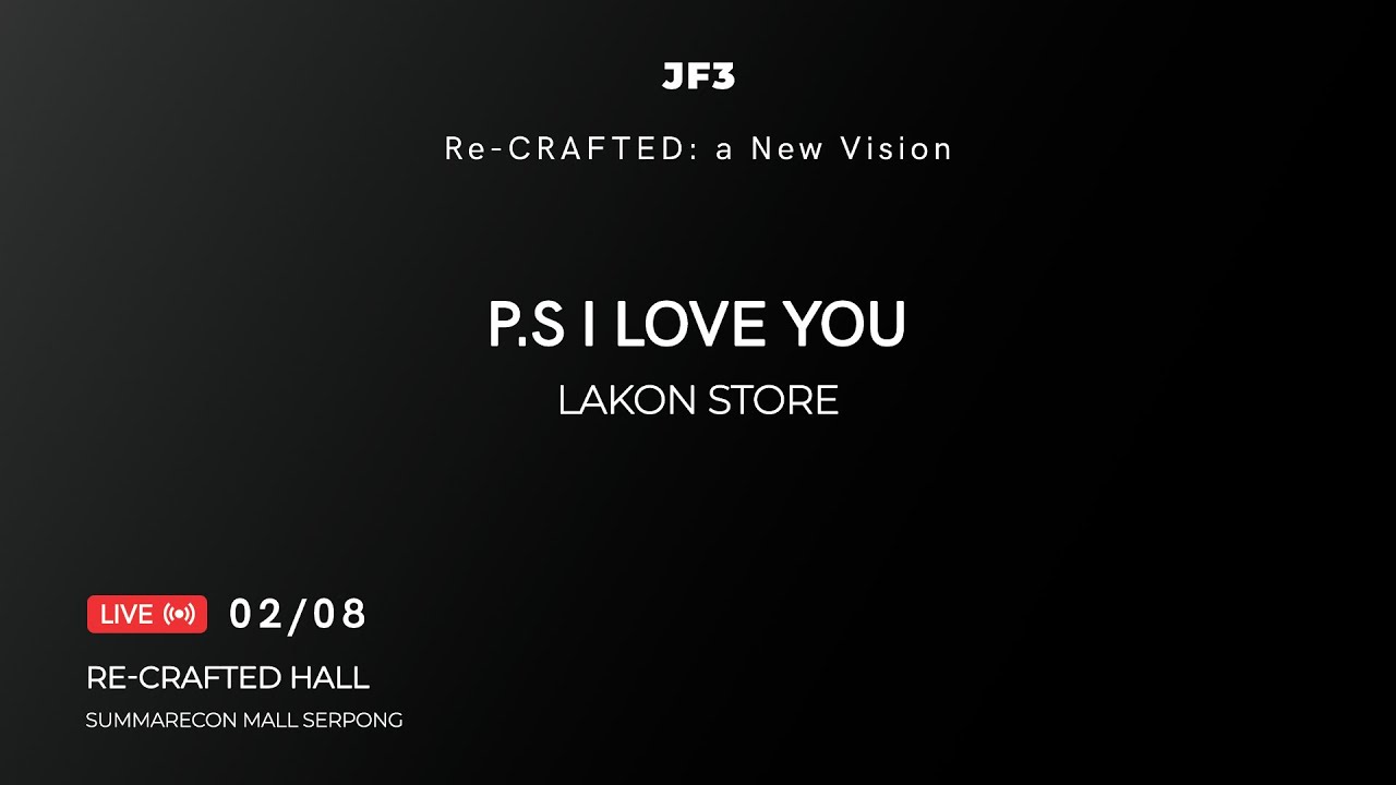 #JF32025 - P.S. I LOVE YOU by LAKON Store
