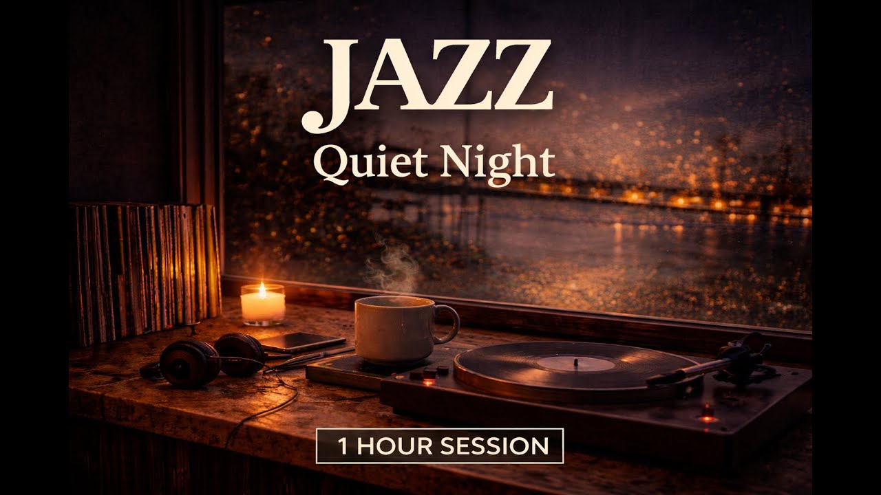 Slow Jazz to relax  when the World Finally Sleeps (1 Hour)