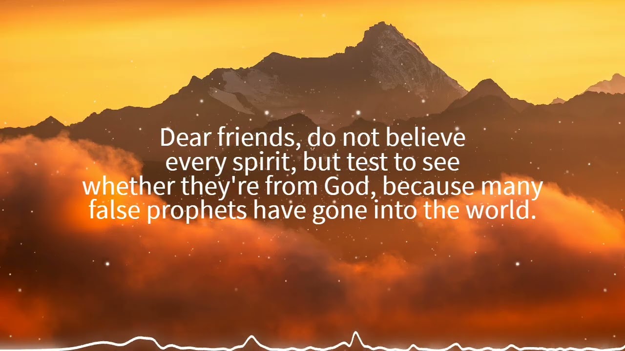 Test the spirits