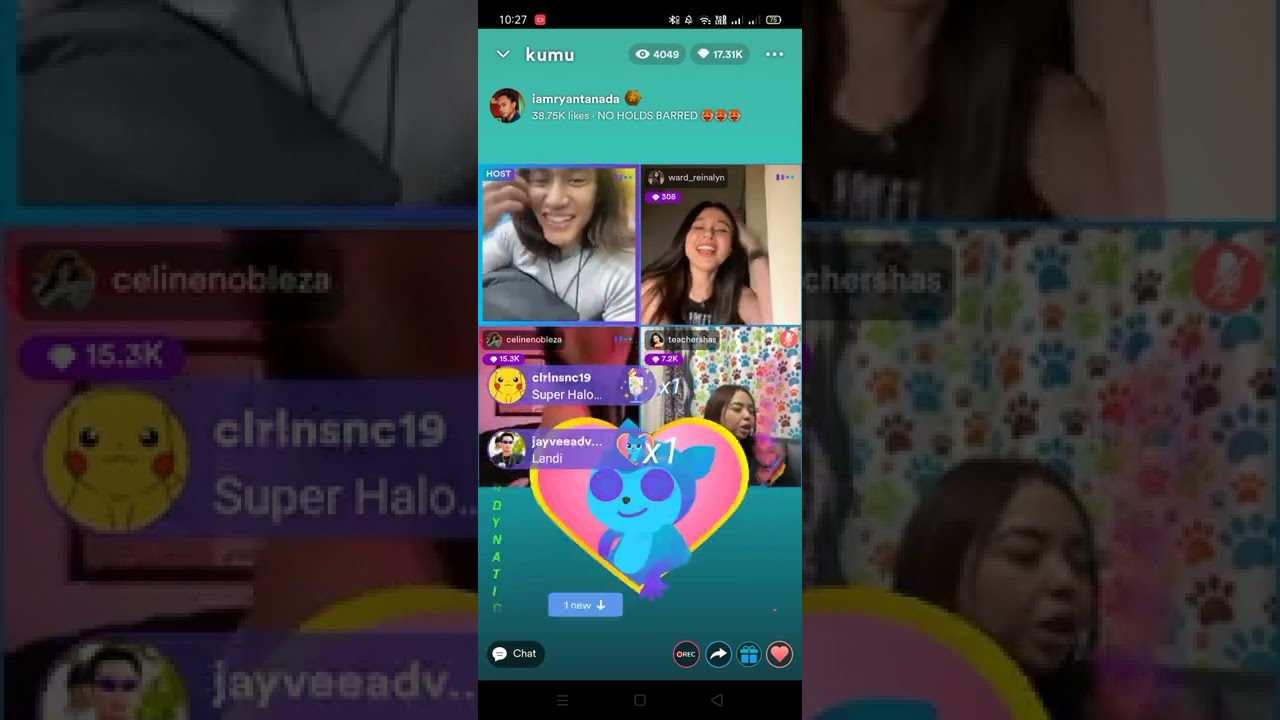 Ryan kumu live with celine, teacher shas and ward🤘