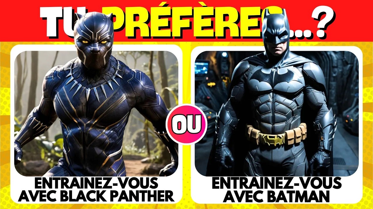 Tu Préfères...? Édition Marvel Vs DC 🦸 | QuizZapp