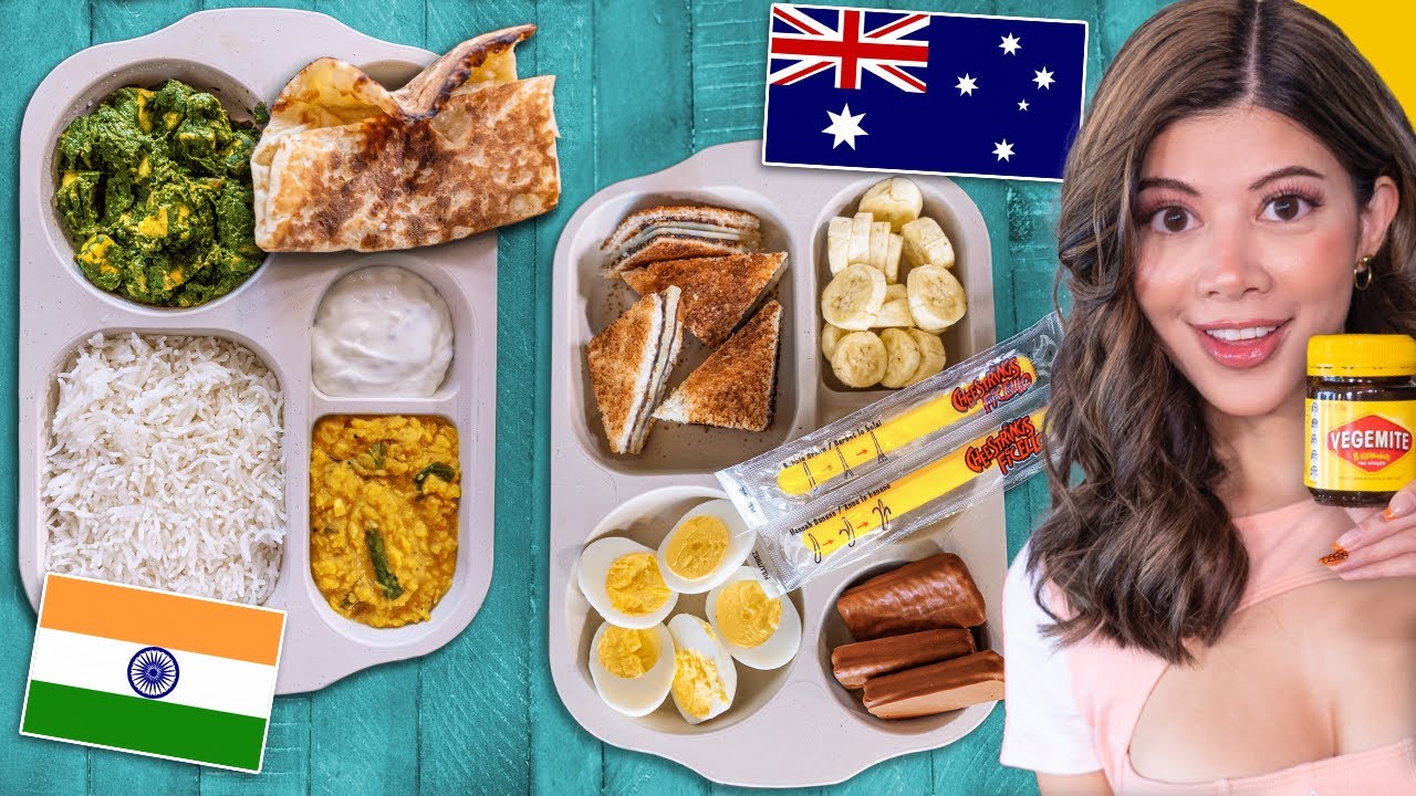 I tried Kids School Lunch Around The World 🍱 Part 2