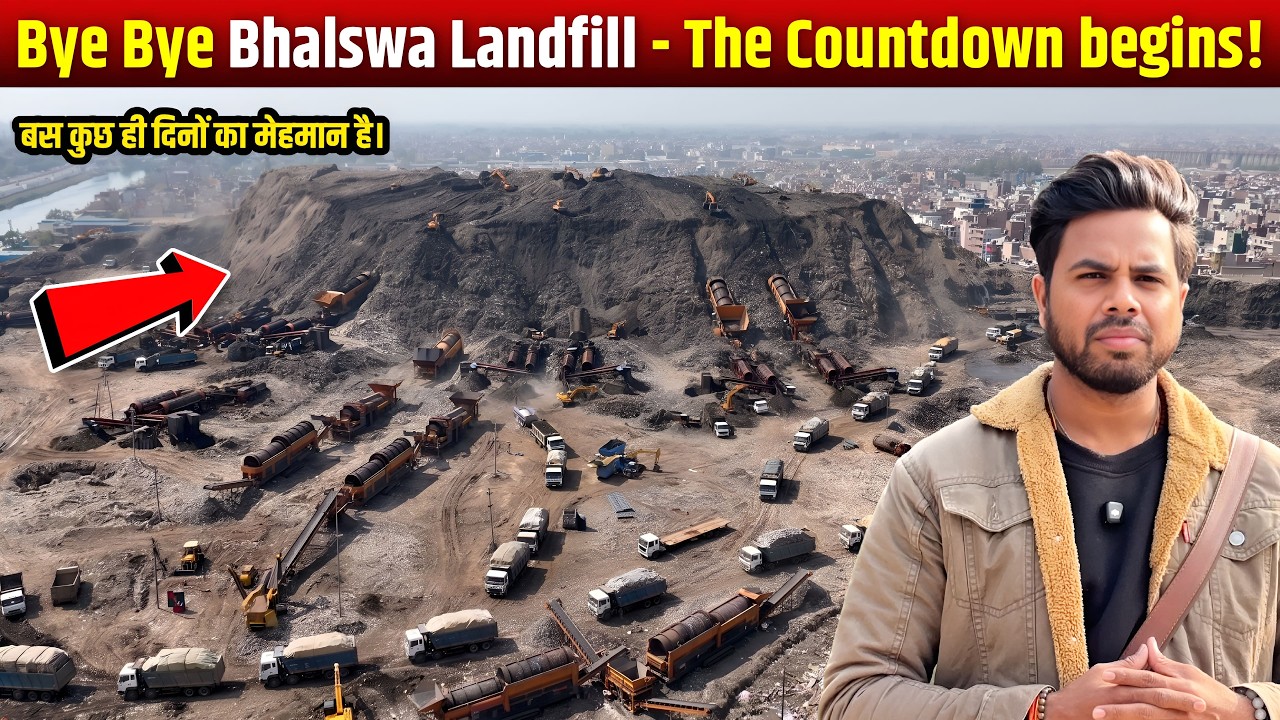 Bhalswa Landfill Delhi Latest Update | Before & After Transformation | BJP Govt & MCD Big Efforts