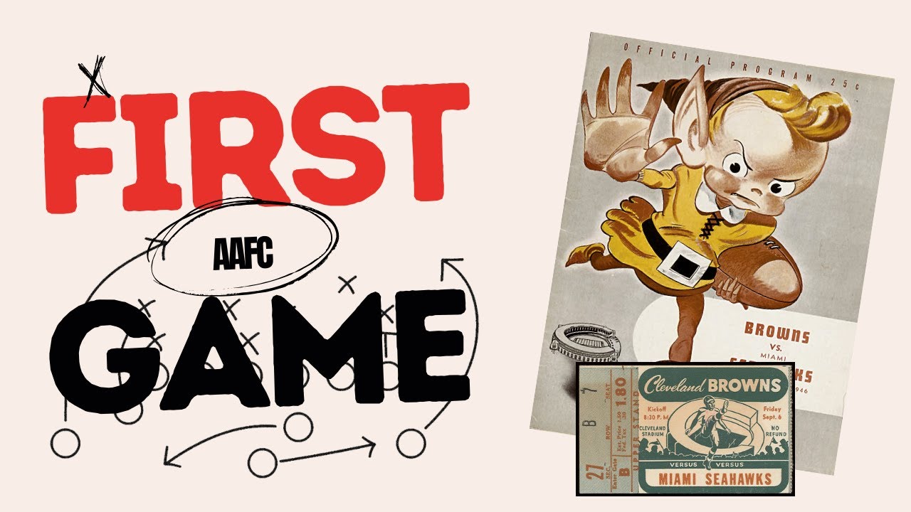 COLOR! AAFC 1st Game (Browns-Seahawks) 9/6/1946
