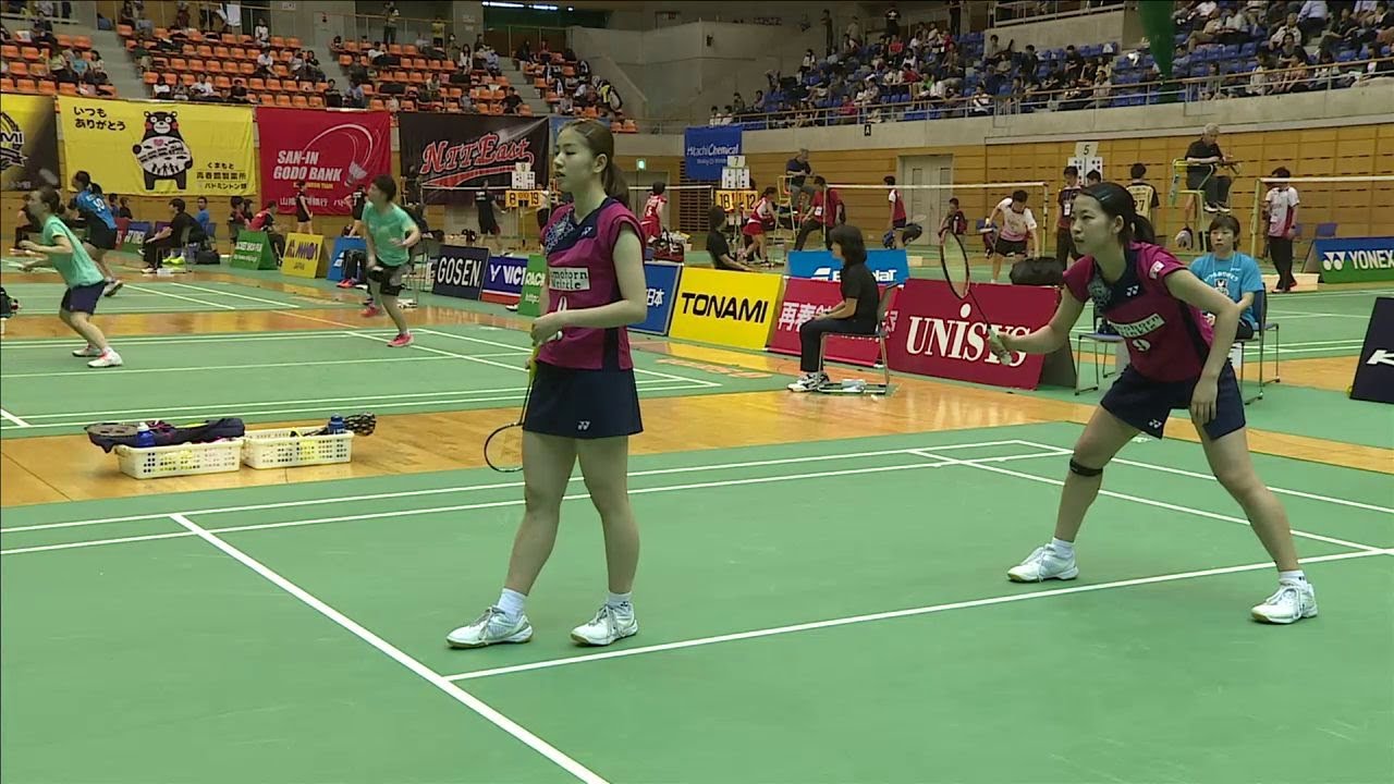 齋藤夏／吉田瑠実（埼玉栄高校）vs 志田千陽／松山奈未（再春館製薬所）WD 1回戦 ランキングサーキット2017
