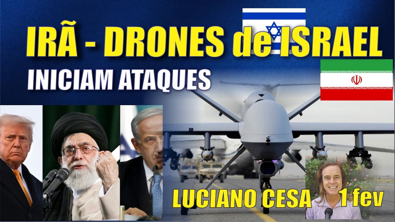 1 fev INICIAM ATAQUES no IRÃ. LUCIANO CESA. Compartilhem !