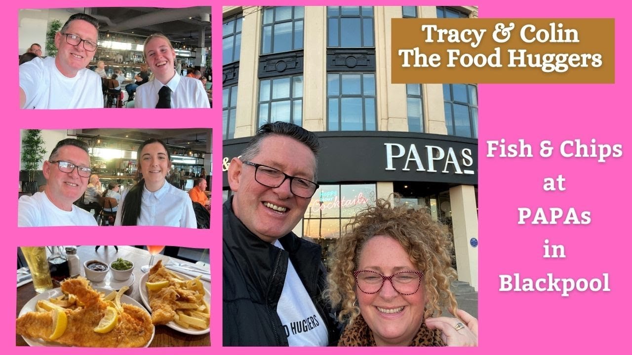 Fish and Chips at PAPAs in Blackpool