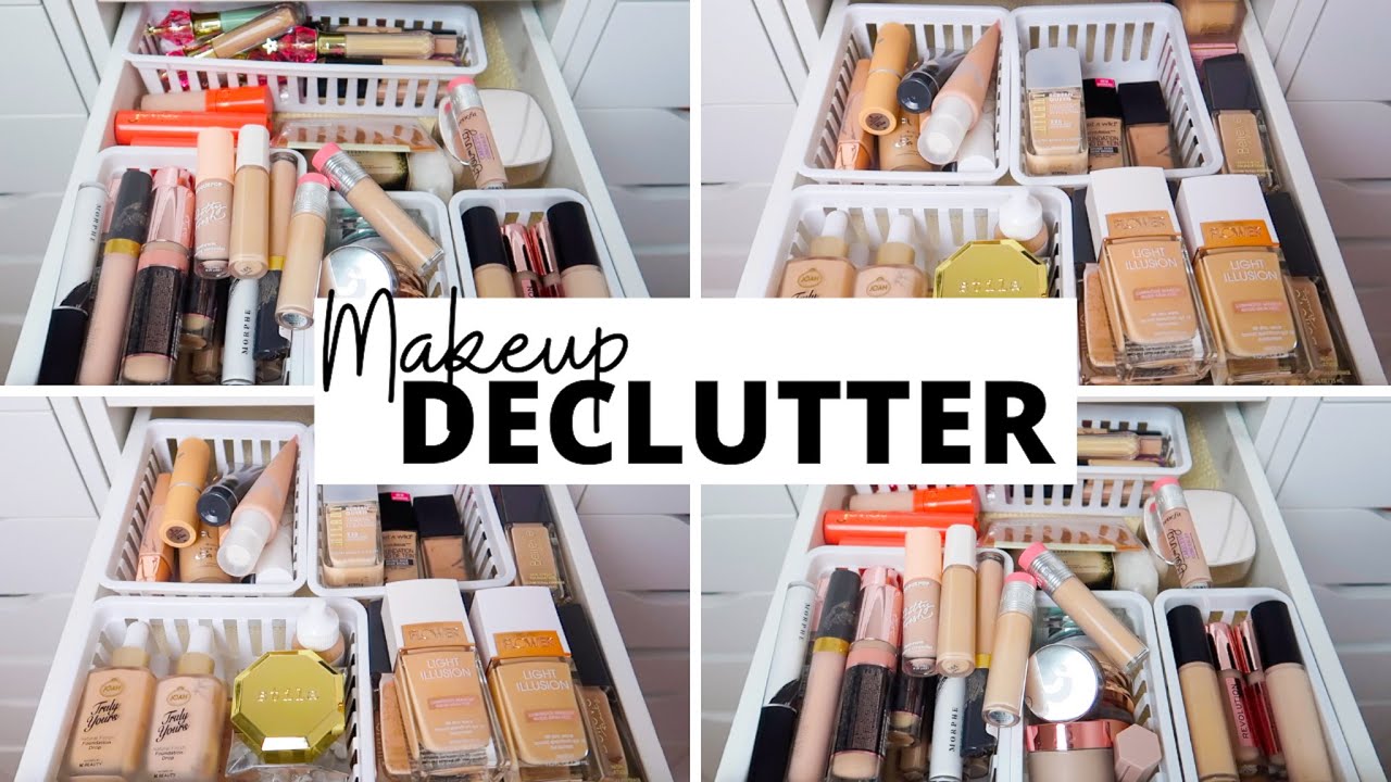 MAKEUP DECLUTTER - FOUNDATION & CONCEALER 2020
