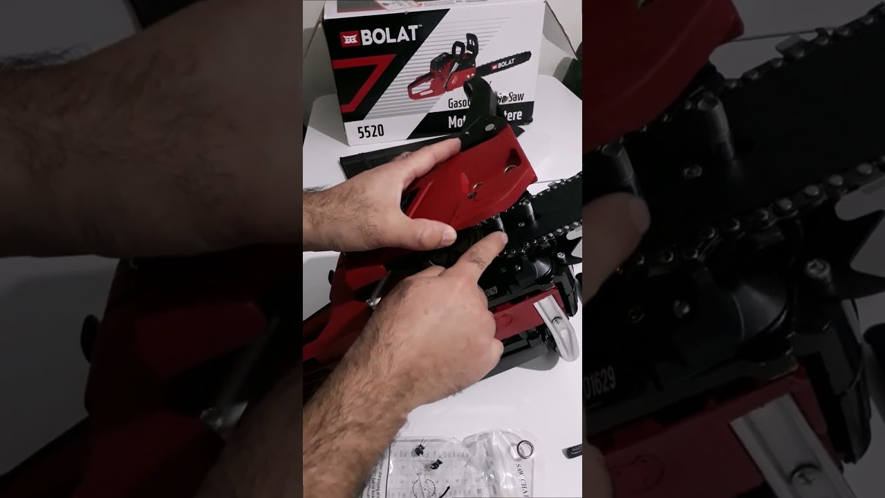 Motorlu testere ilk kurulumu-rodaj- ve kesim.Bolat 5520