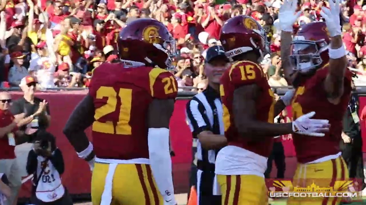 Field-level highlights of USC's offense in 73-13 rout of Missouri State