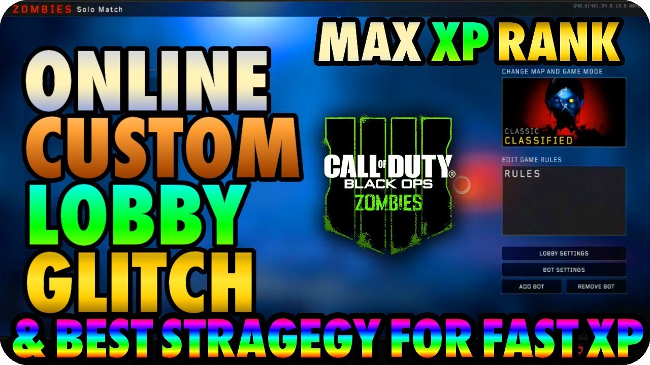 BO4 Zombie Glitches: Online Custom Mutations #PATCHED & Unlimited Specialist Glitch #WORKS