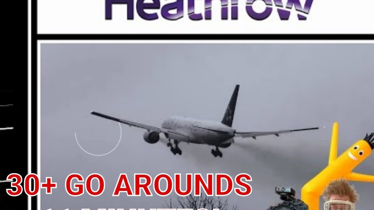 Best Of Storm Eunice - 30+ Go Arounds In 11 Minutes! (BigJetTV)