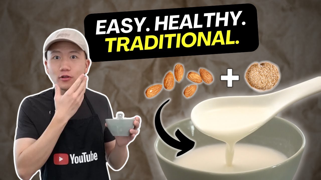Chinese Almond Soup Dessert | 杏仁露 [CHINESE SUB]