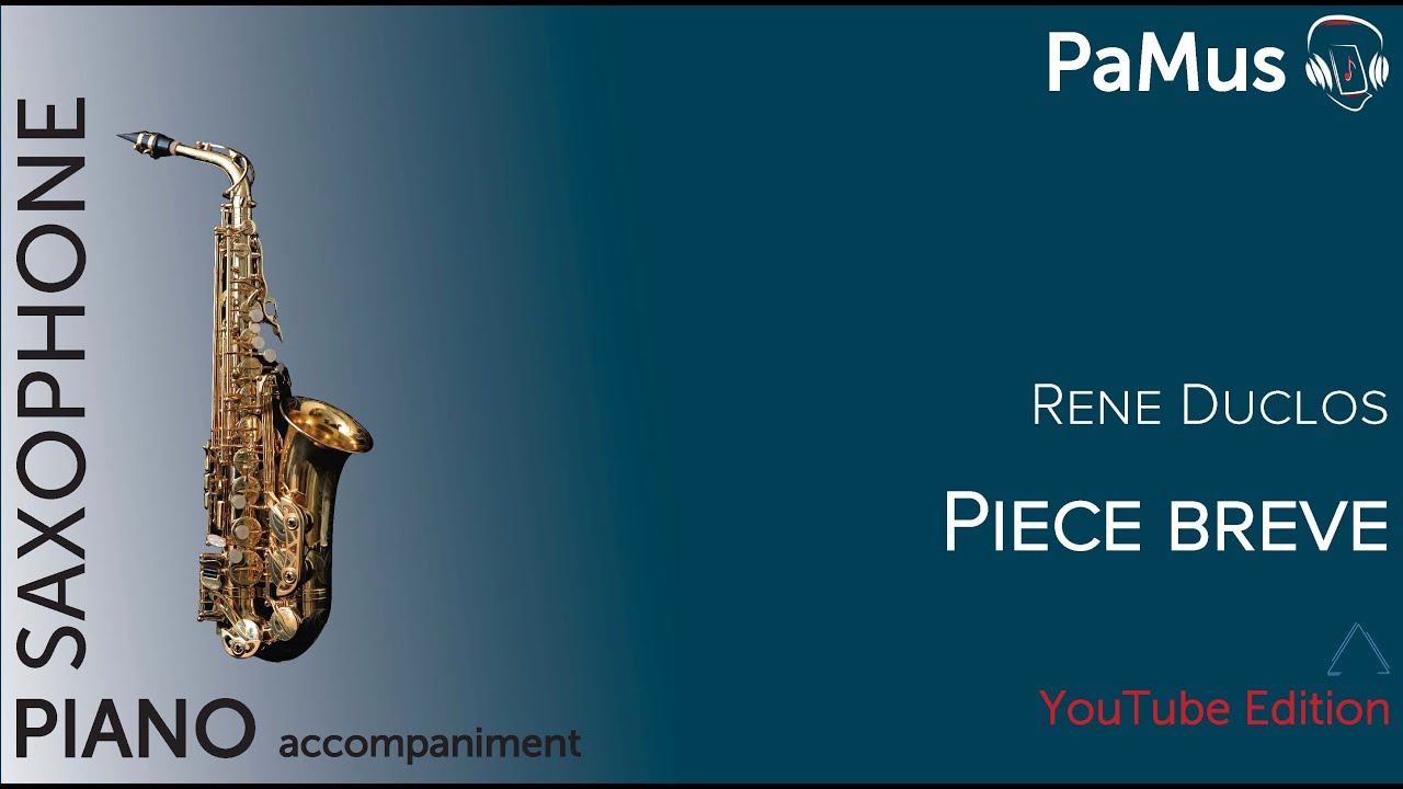Rene Duclos: Piece breve for saxophone and piano