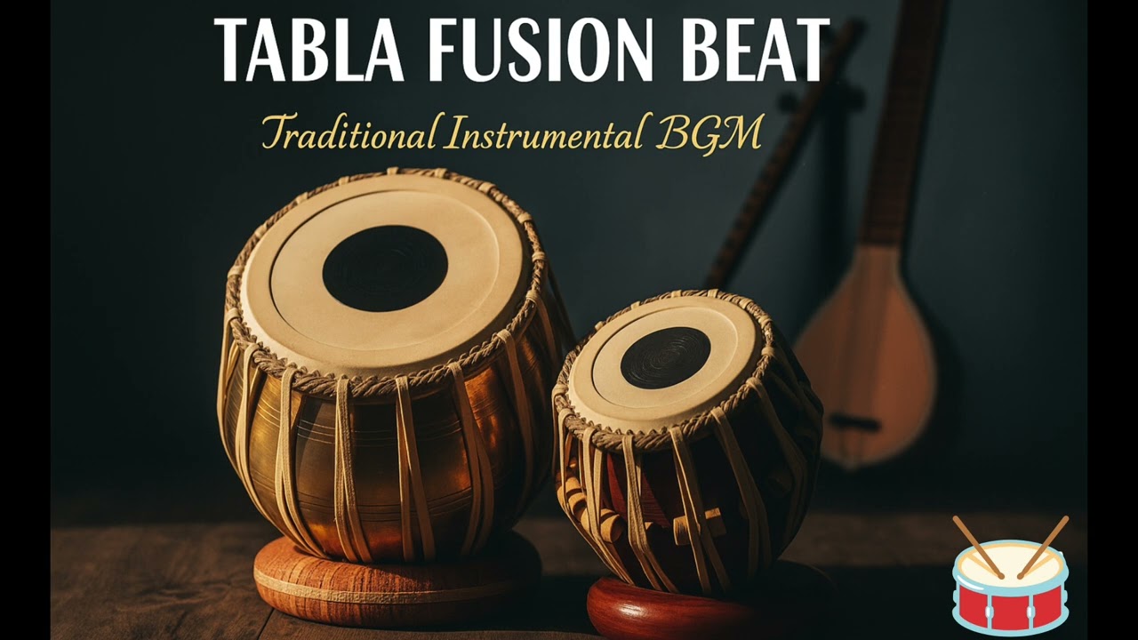 Tabla Instrumental BGM | Peaceful Indian Classical Vibes | Relaxing & Melodious Music