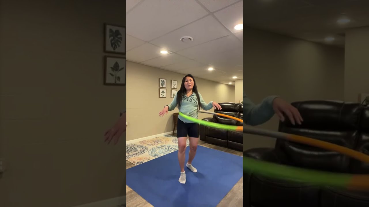Tess Bisdak In Ohio is live! Workout 🏋️‍♀️/ hula hoop #exercise #workout