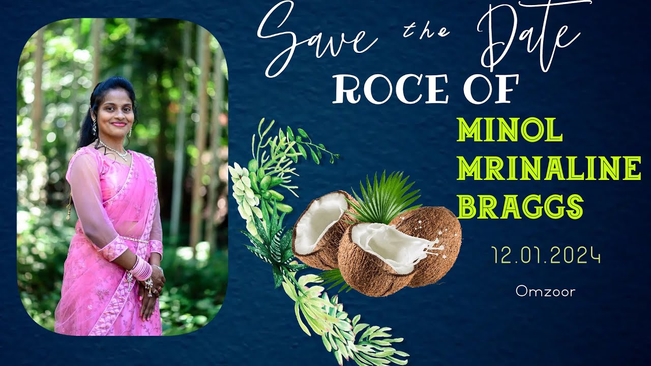 Roce ceremony of Minol Mrinaline Braggs