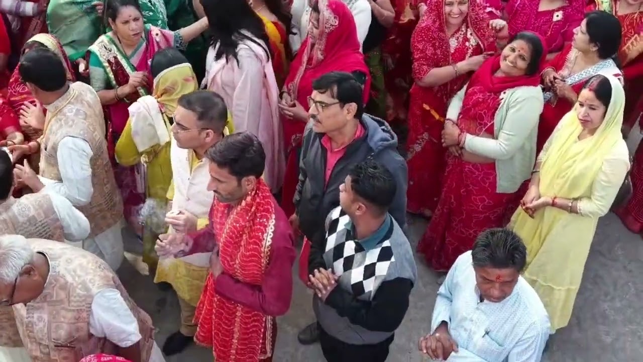 जीण माता सेवा समिति बैंगलोर की भव्य निशान यात्रा | गोरिया से जीण माता | 30 दिसंबर 2025 Part 1