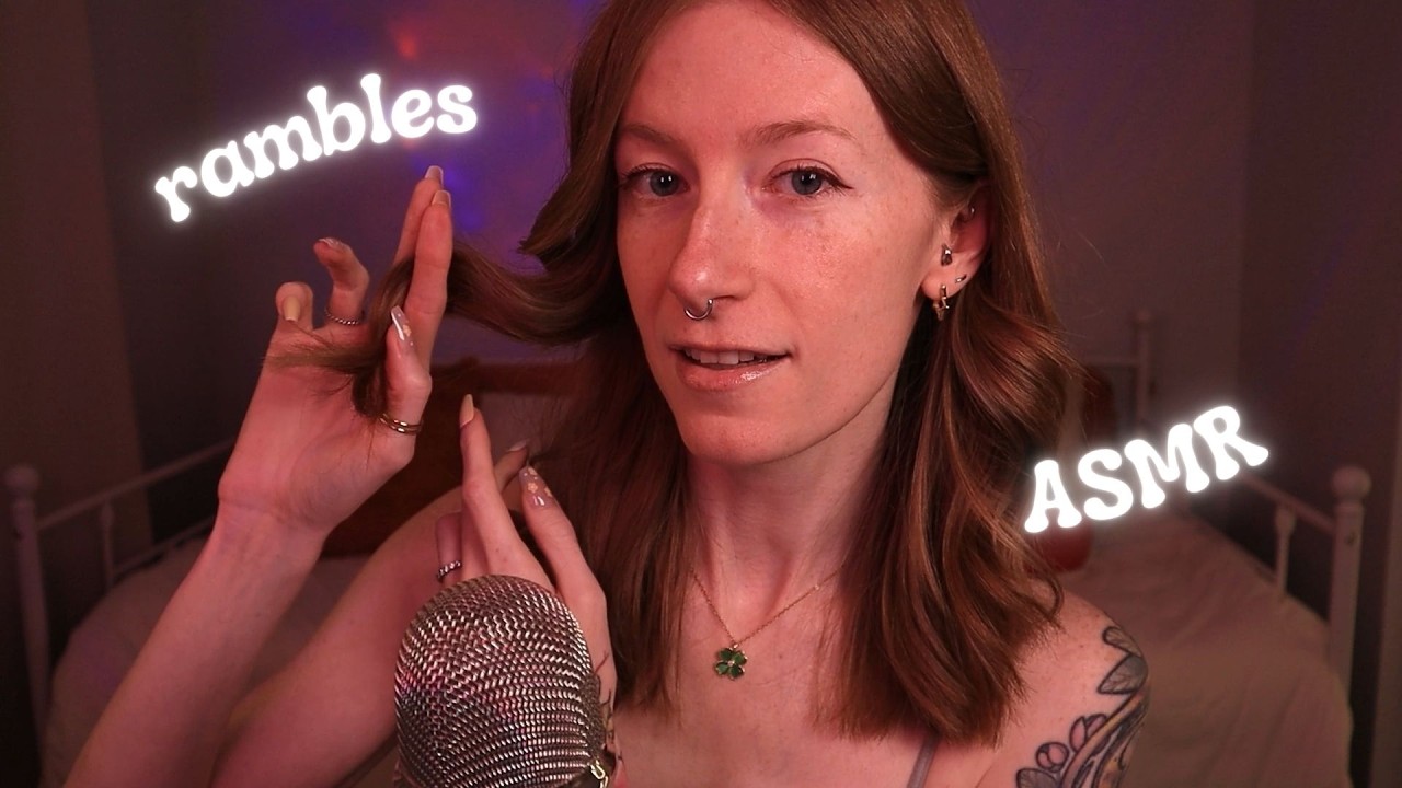Soft-spoken ASMR | Rambles & updates with cozy triggers 🌙