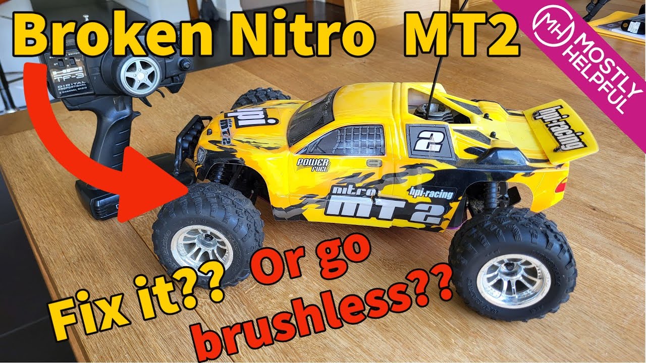 HPI Nitro MT2 - Fix it or go brushless?