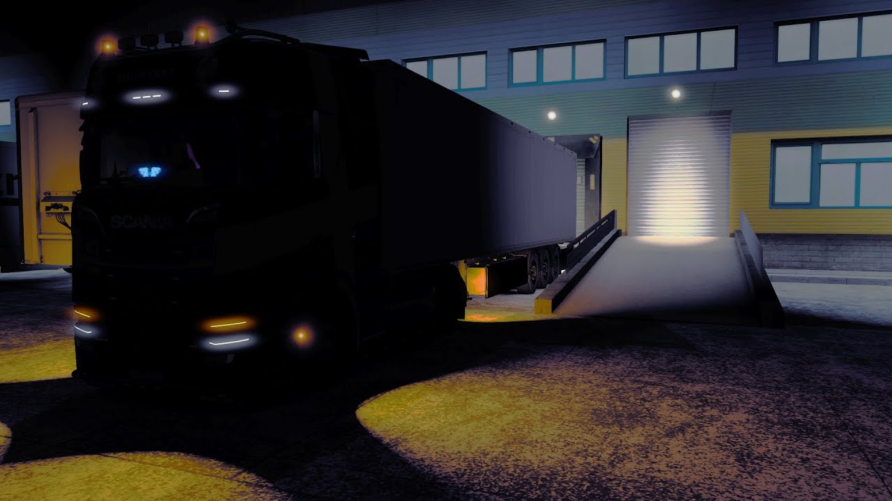 Euro Truck Simulator 2 TMP | Realistic Driving Winter | Scania V8 S730 | Lille→Rotterdam